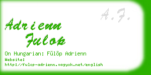 adrienn fulop business card